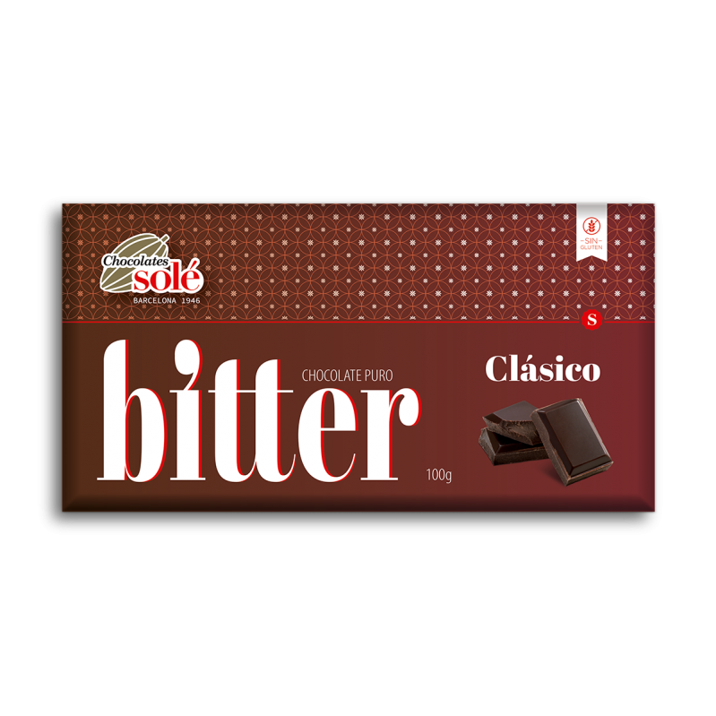 Xocolata Bitter 51% Cacau 100g