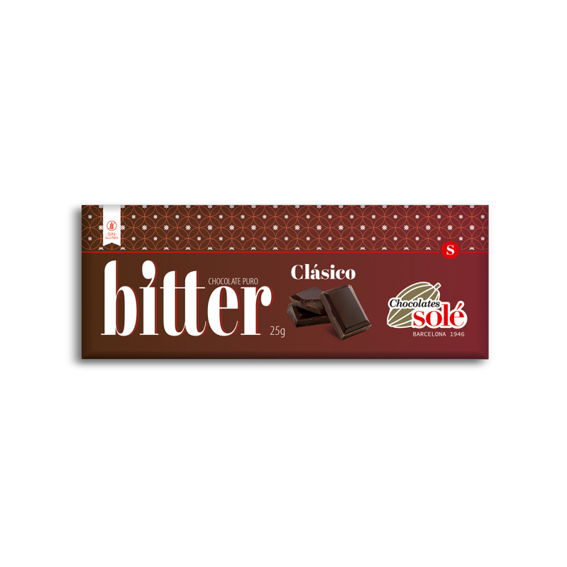 Chocolate Bitter 51% Cacao 25g